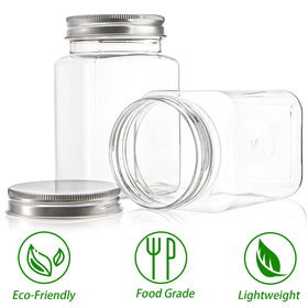 Bekith BPA-free durable plastic jar closeup highlights safe reusable design