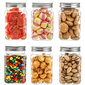 Bekith jars filled with dry foods demonstrate practical storage and visibility