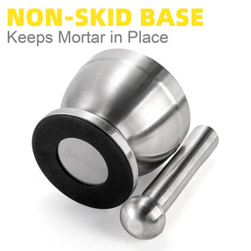 Bekith non-slip base keeps the set stable during use.