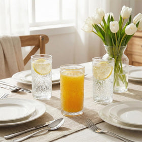 Bekith multi-purpose beverage glasses suit juice, soda, and iced coffee