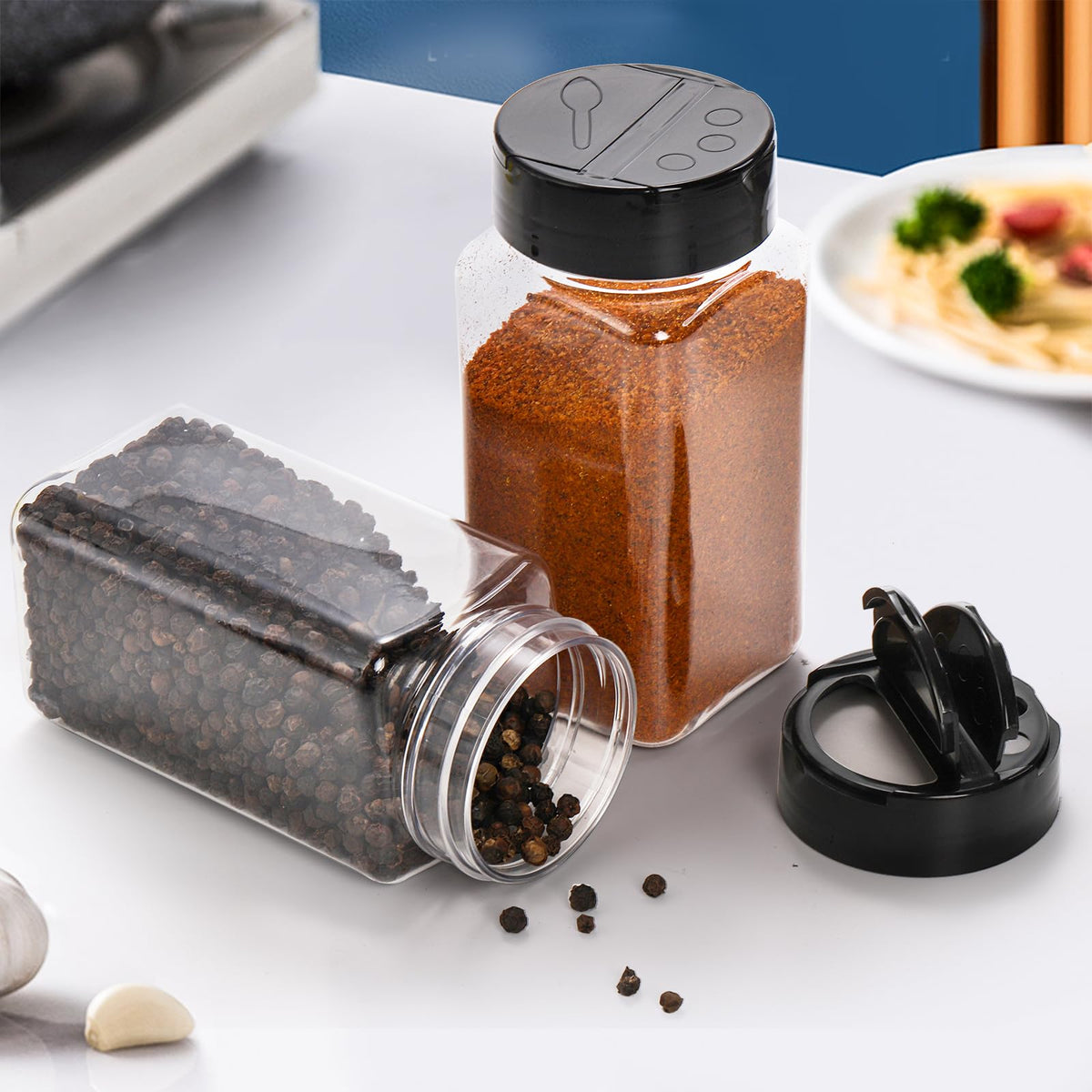 Bekith durable lightweight plastic bottles designed for frequent use at home or in a café.