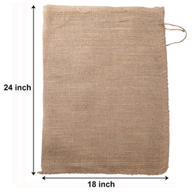 Bekith natural jute bag showing breathable fabric ideal for plant grow bags.
