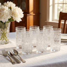Bekith party-ready glassware enhances tablescapes for gatherings