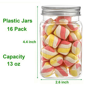 Bekith wide mouth 13oz jar shown for easy filling and access