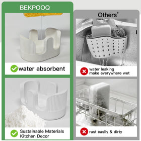 BekPooQ diatomite surface dries quickly, reducing water buildup after use.