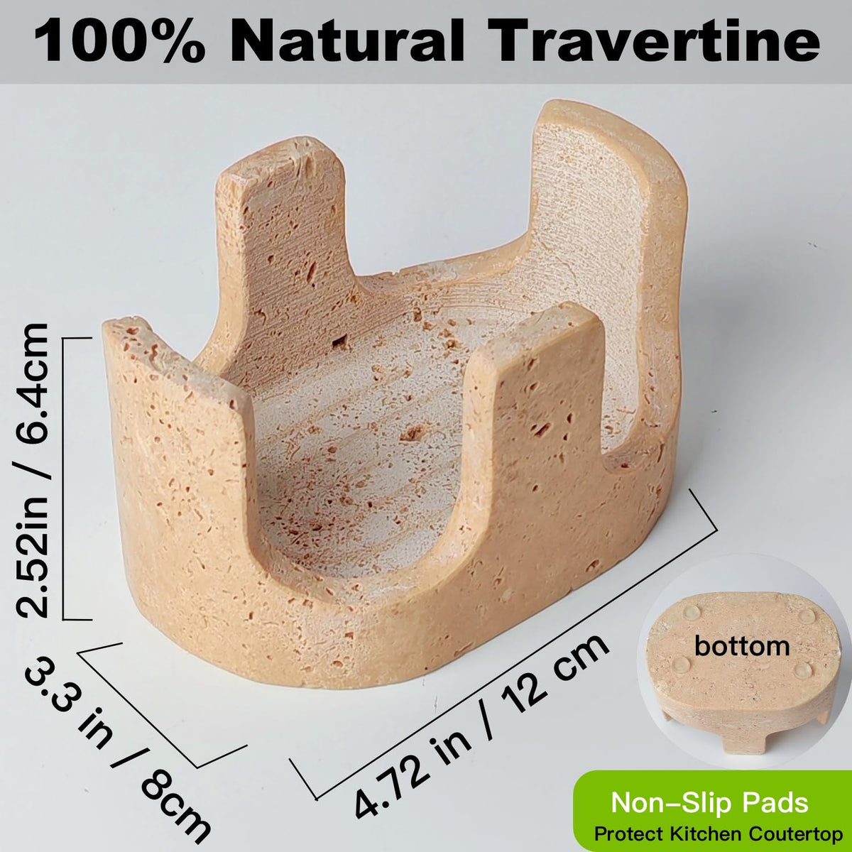BekPooQ sponge holder with drip-catching edge reduces countertop mess