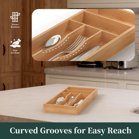BEKVEM anti-slip pads stabilize the organizer during use.