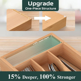 BEKVEM assembled kitchen drawer setup creates a tidy, ready-to-use space