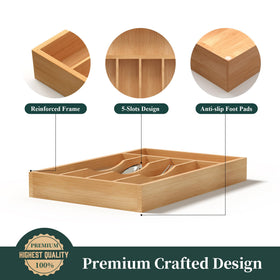 BEKVEM durable moso bamboo construction for long-lasting use
