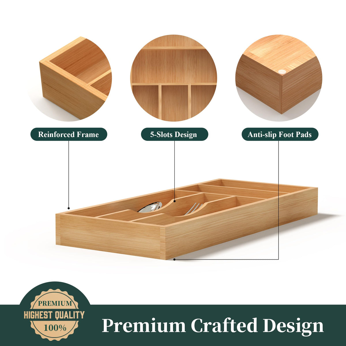 BEKVEM easy-clean design allows quick wipe-down to maintain a pristine look.