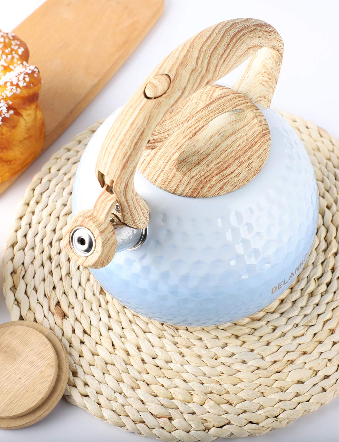 Belanko teapot-look design complements modern and classic kitchens.