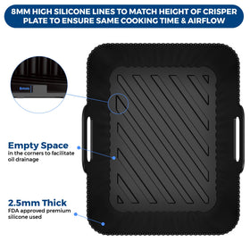 Belfort Etech liner base detail with 0.3 inch lines improves airflow