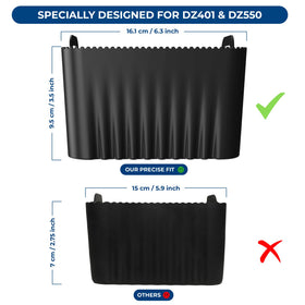 Belfort Etech liner with easy removal design for Ninja DZ550 and DZ401