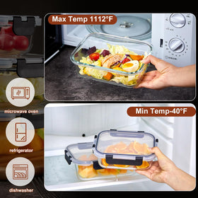 Belgol airtight leakproof lids keep meals fresh and secure.