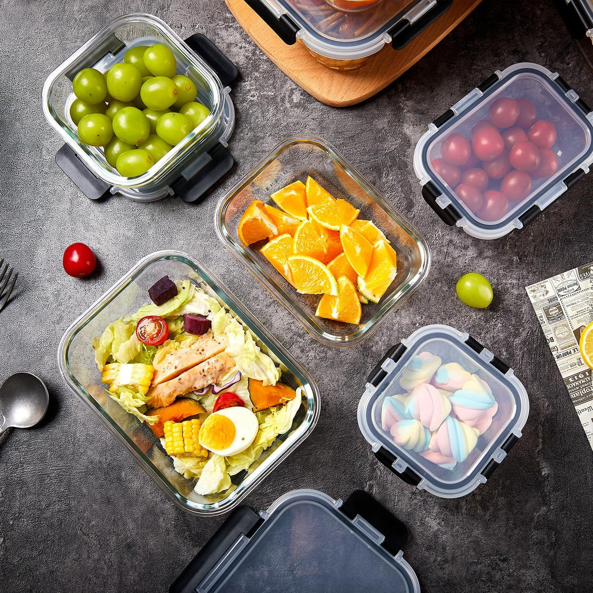 Belgol stackable and nestable design saves cabinet space and reduces clutter.