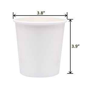 White lid and light cream cup by Belinlen for elegant presentation