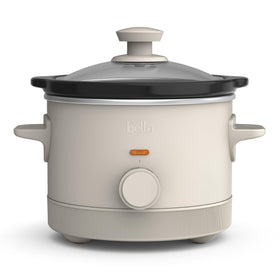 Bella 1.5Qt slow cooker lid, clear view for steady simmering and safe monitoring
