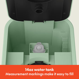 Bella 1000-watt power delivers fast, consistent heating for your cup