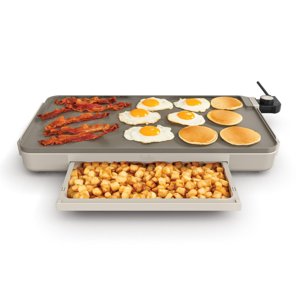 BELLA 12x22 griddle cooking surface ideal for feeding a crowd