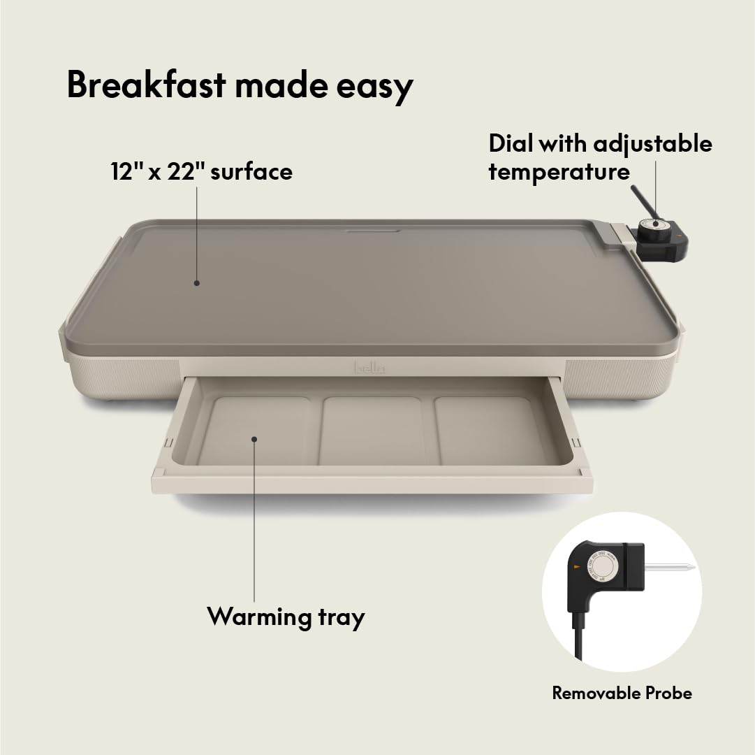 BELLA removable temperature probe enables precise heat control
