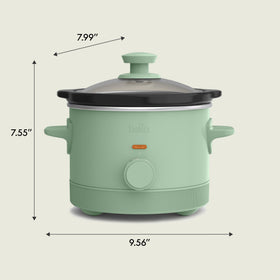 Bella 1.5 qt slow cooker ideal for two, compact kitchen use