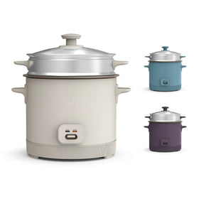 BELLA 16-cup rice cooker front view, ideal for family meals and batch cooking.