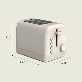 BELLA 2-Slice Toaster 900W power for fast breakfasts.