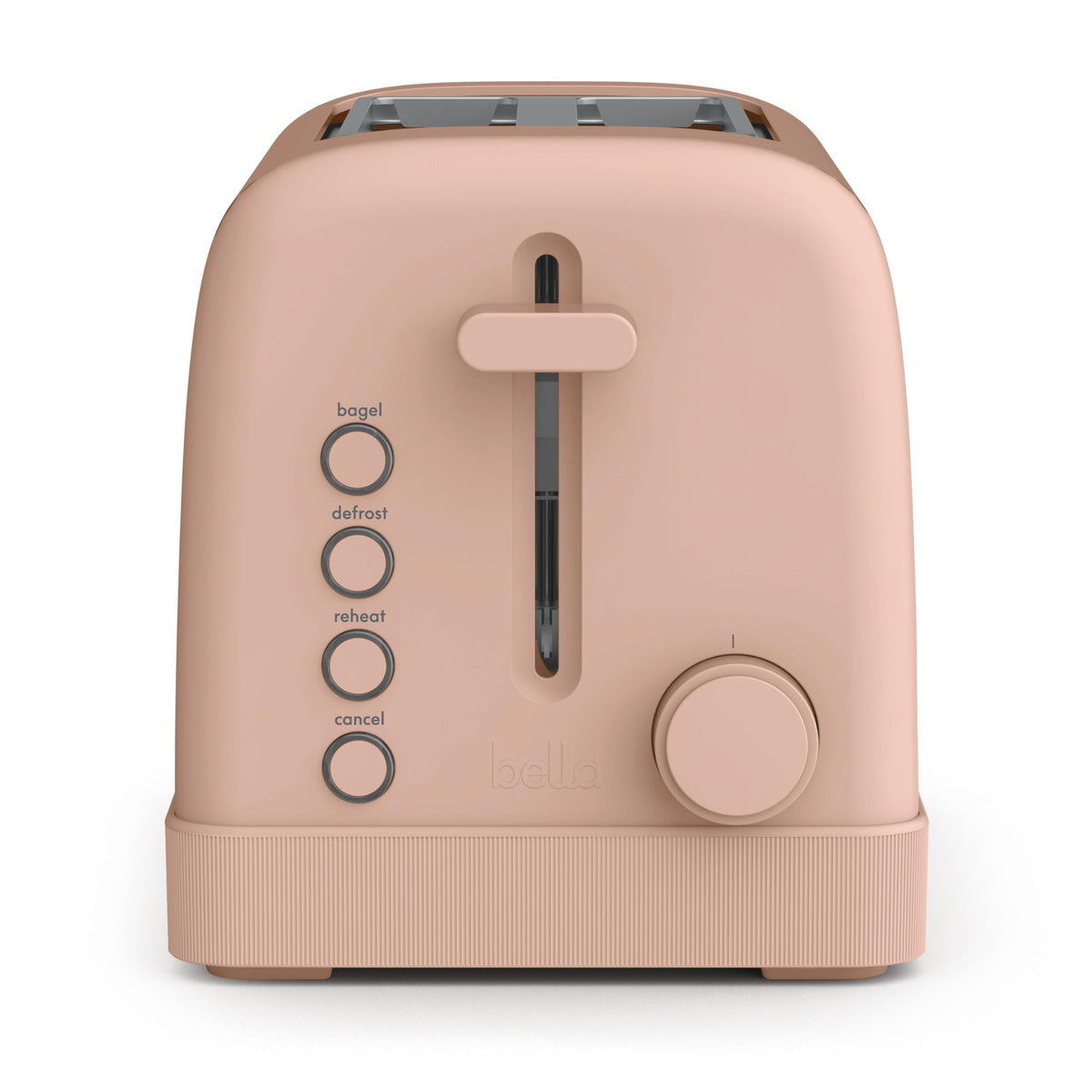 BELLA 2-Slice Toaster Blossom front view for fast, even toasting at home