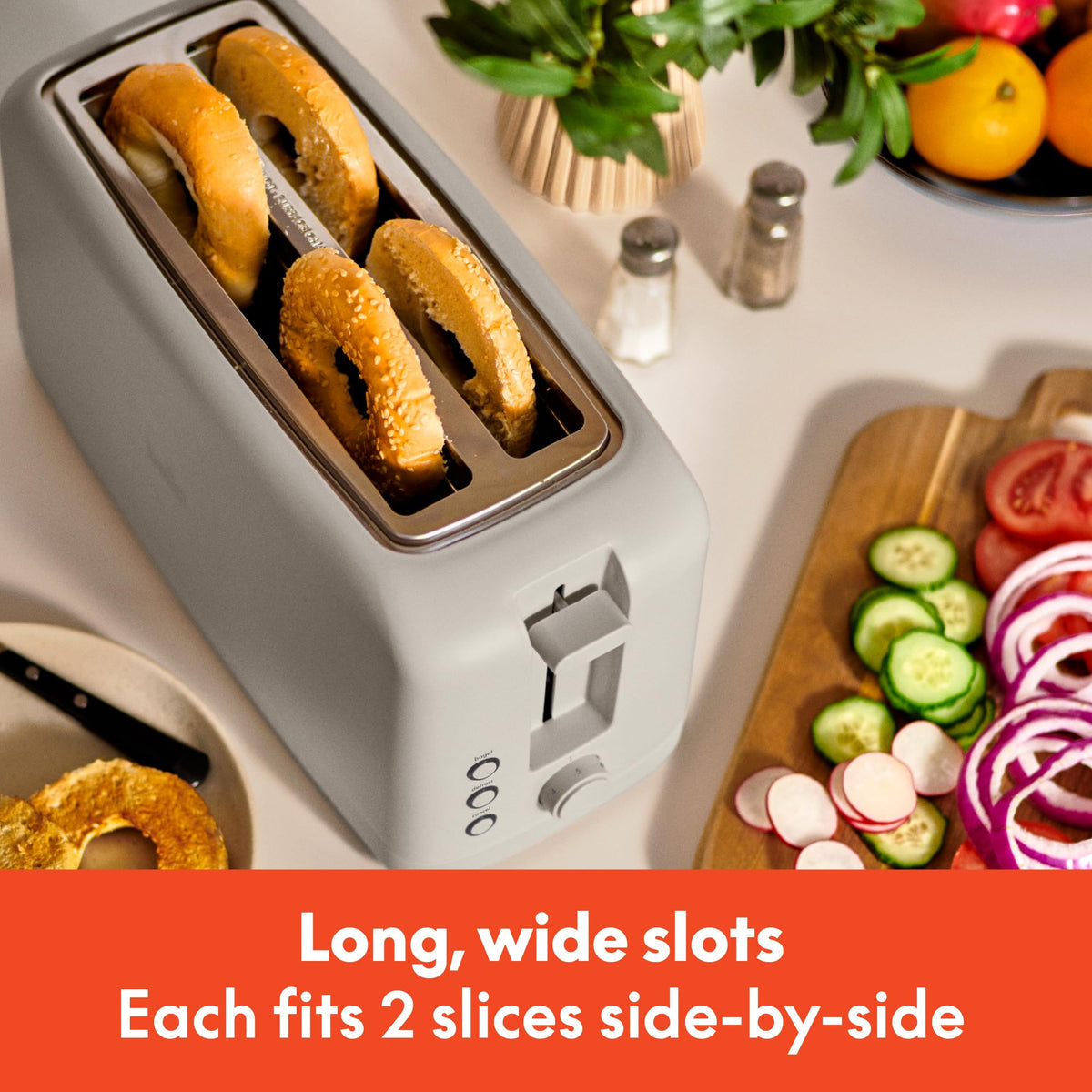 BELLA long-slot toaster highlights anti-jam functionality for smooth browning
