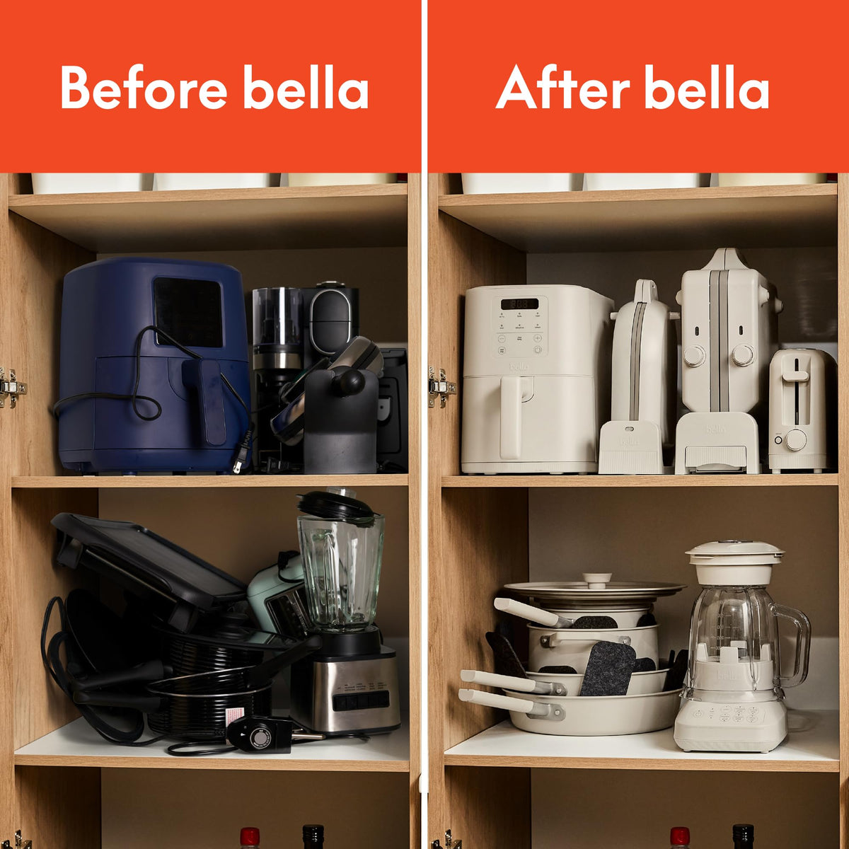Bella 4-Slice Slim Toaster high-lift lever helps you retrieve English muffins without burning fingers.