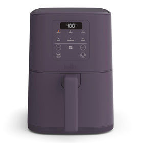 Bella 4Qt Slim Air Fryer front view shows compact design ideal for small spaces.