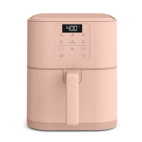 BELLA 6qt air fryer slim design saves counter space for busy weeknights.