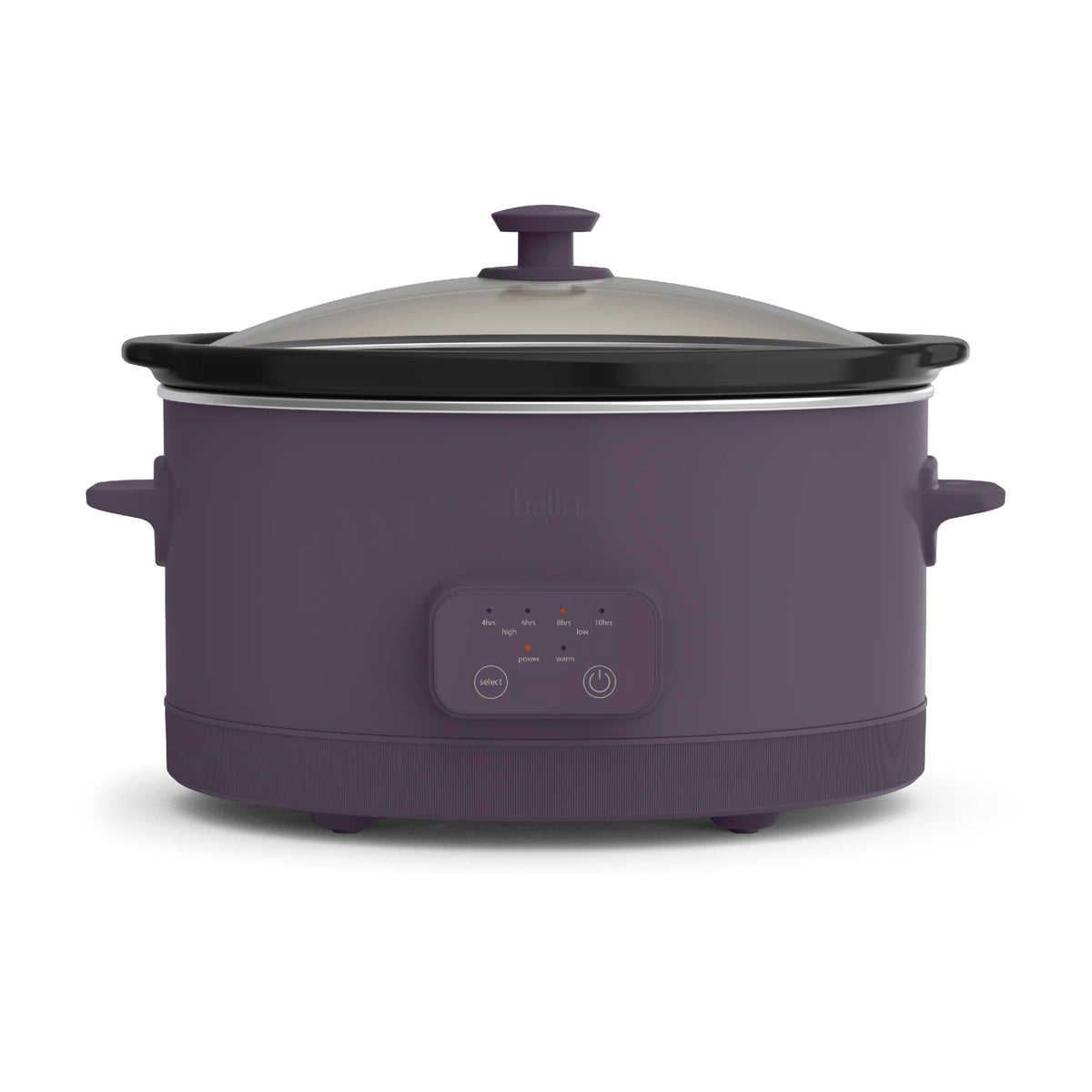 Bella 6-quart programmable slow cooker shown with ample pot for family meals