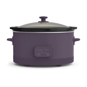 Bella 6-quart programmable slow cooker shown with ample pot for family meals