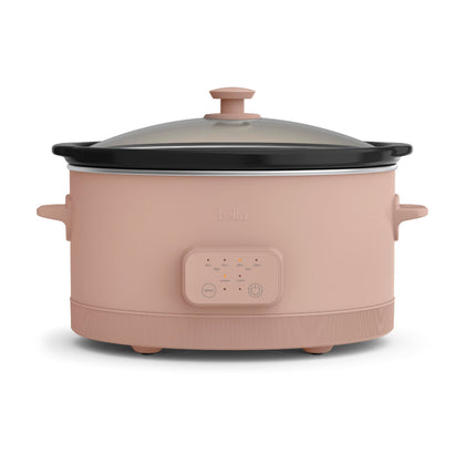 BELLA 6Qt programmable slow cooker ready for family meals.