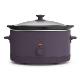 Bella 6.0 Qt slow cooker with ceramic nonstick pot for easy release.