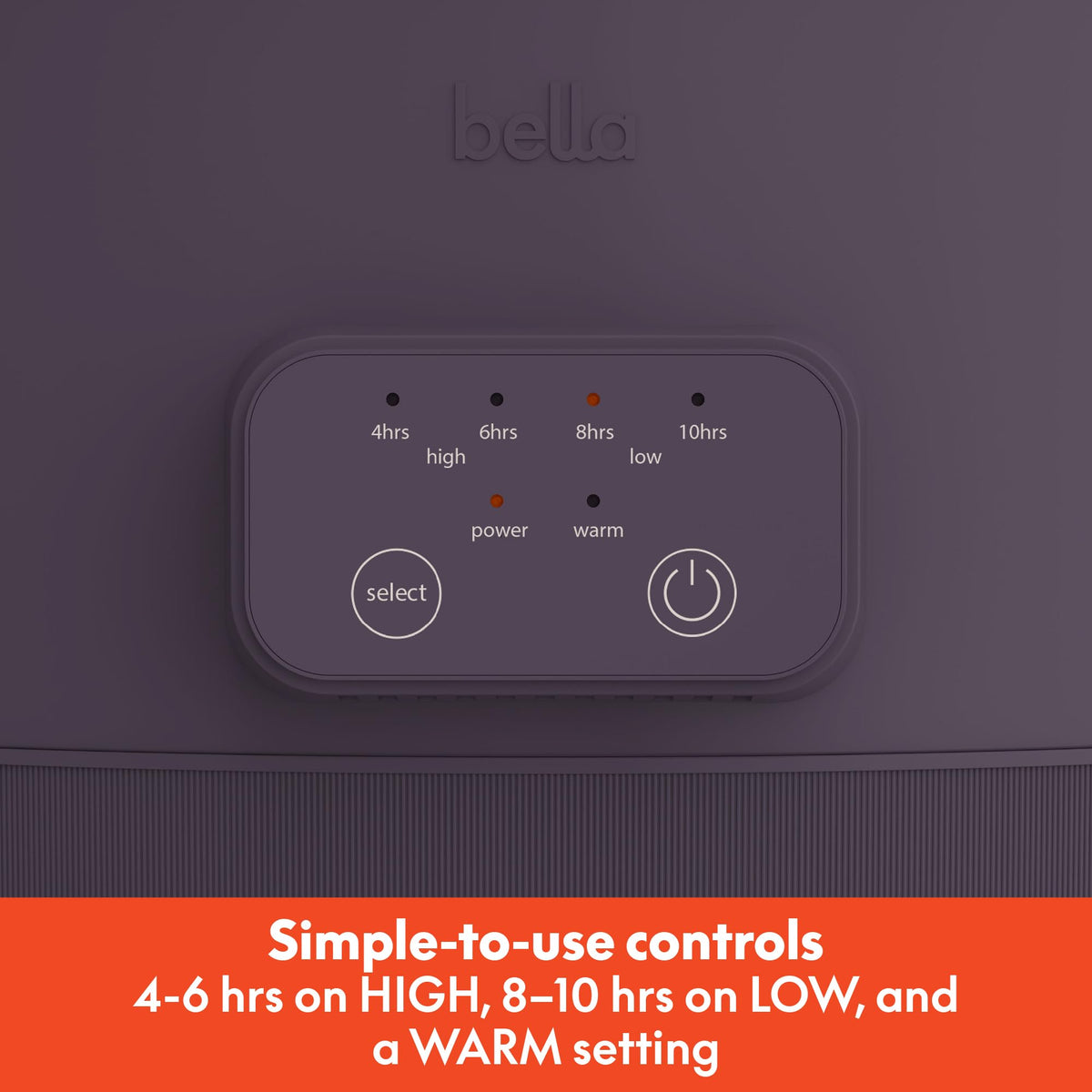 Bella interior ceramic nonstick coating for easy food release