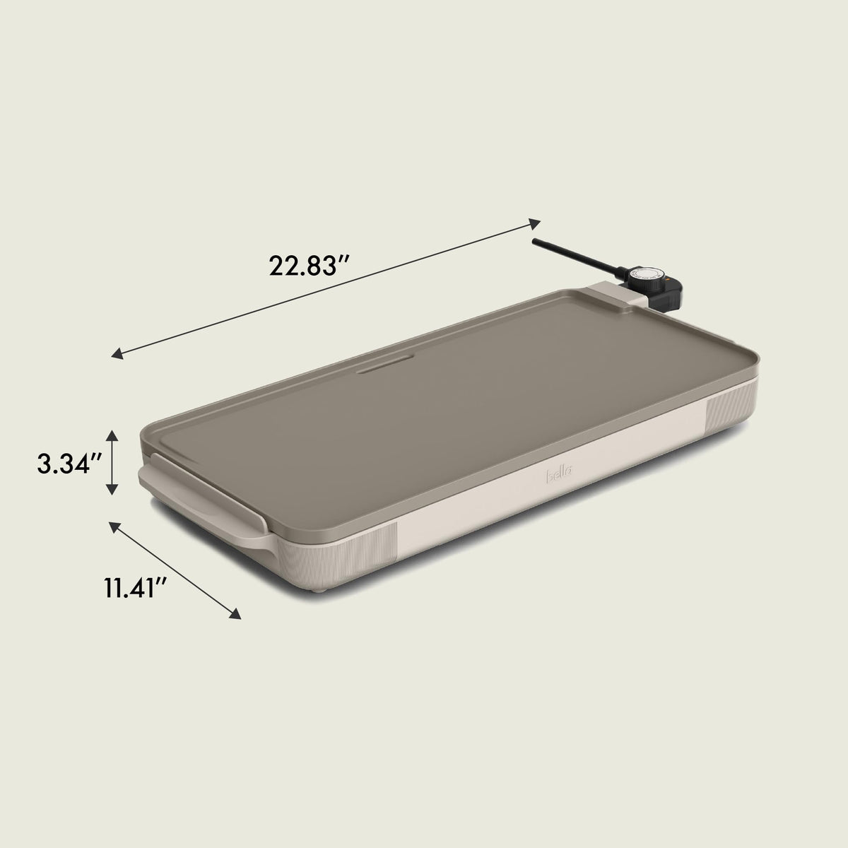 Bella smooth nonstick surface for easy cleaning