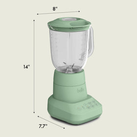 BELLA cord storage base keeps countertops tidy while ready to blend.