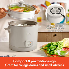 BELLA dishwasher-safe accessories simplify cleanup after meals.