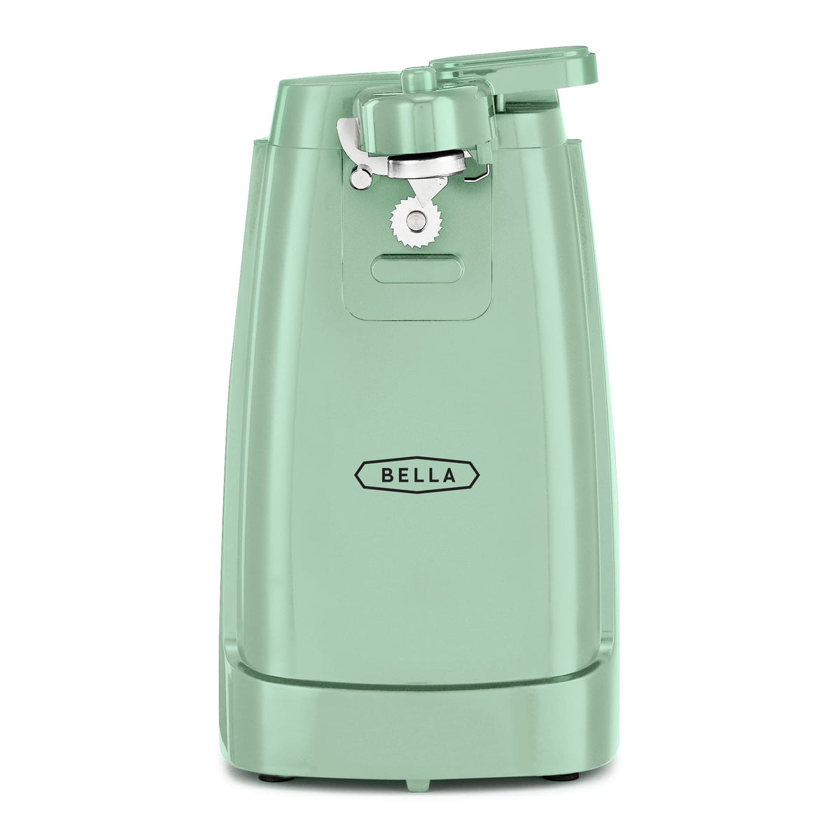 BELLA electric can opener in Sage with auto-turn for smooth lid removal