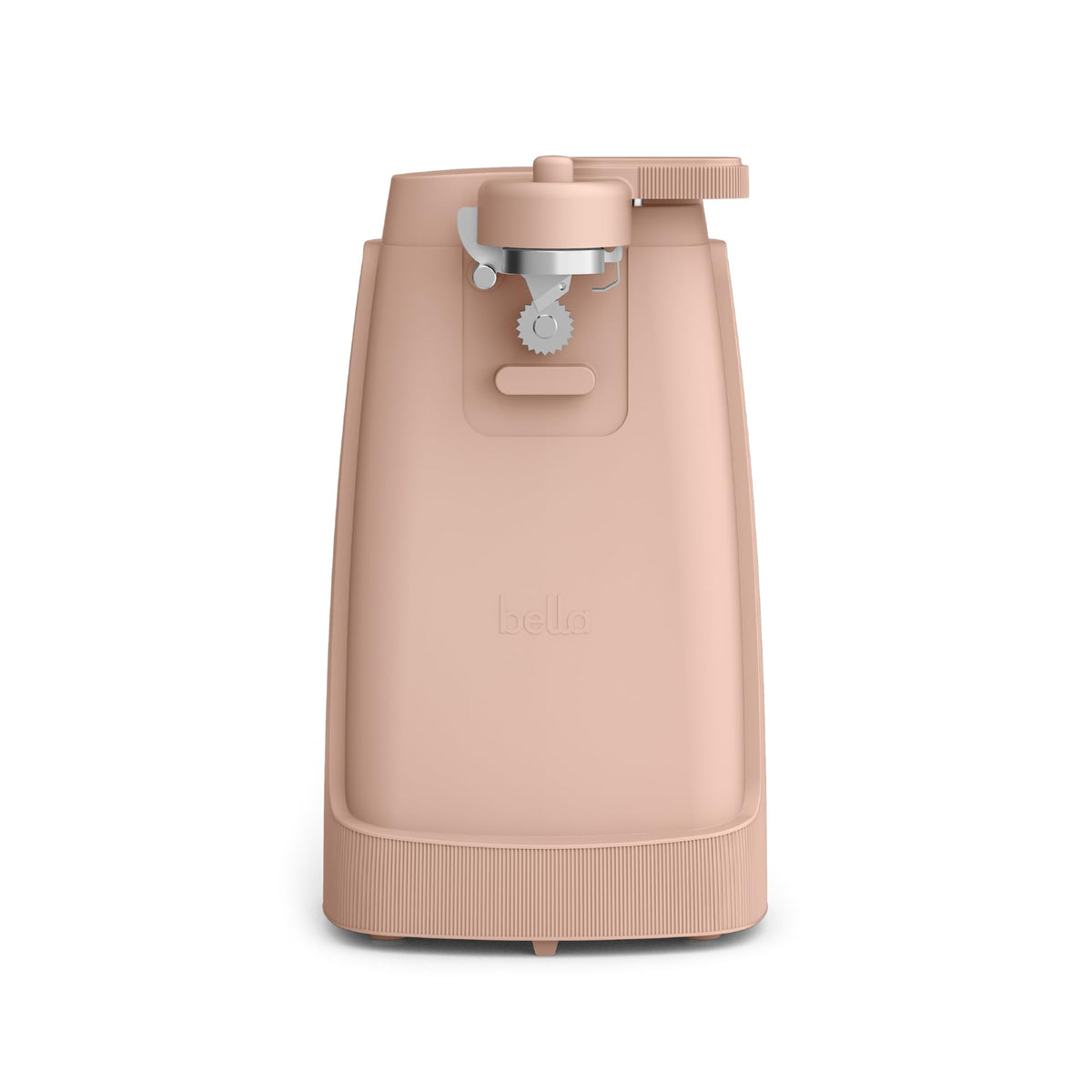 BELLA electric can opener Blossom with automatic lid pop for easy opening.