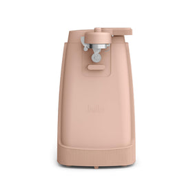 BELLA electric can opener Blossom with automatic lid pop for easy opening.
