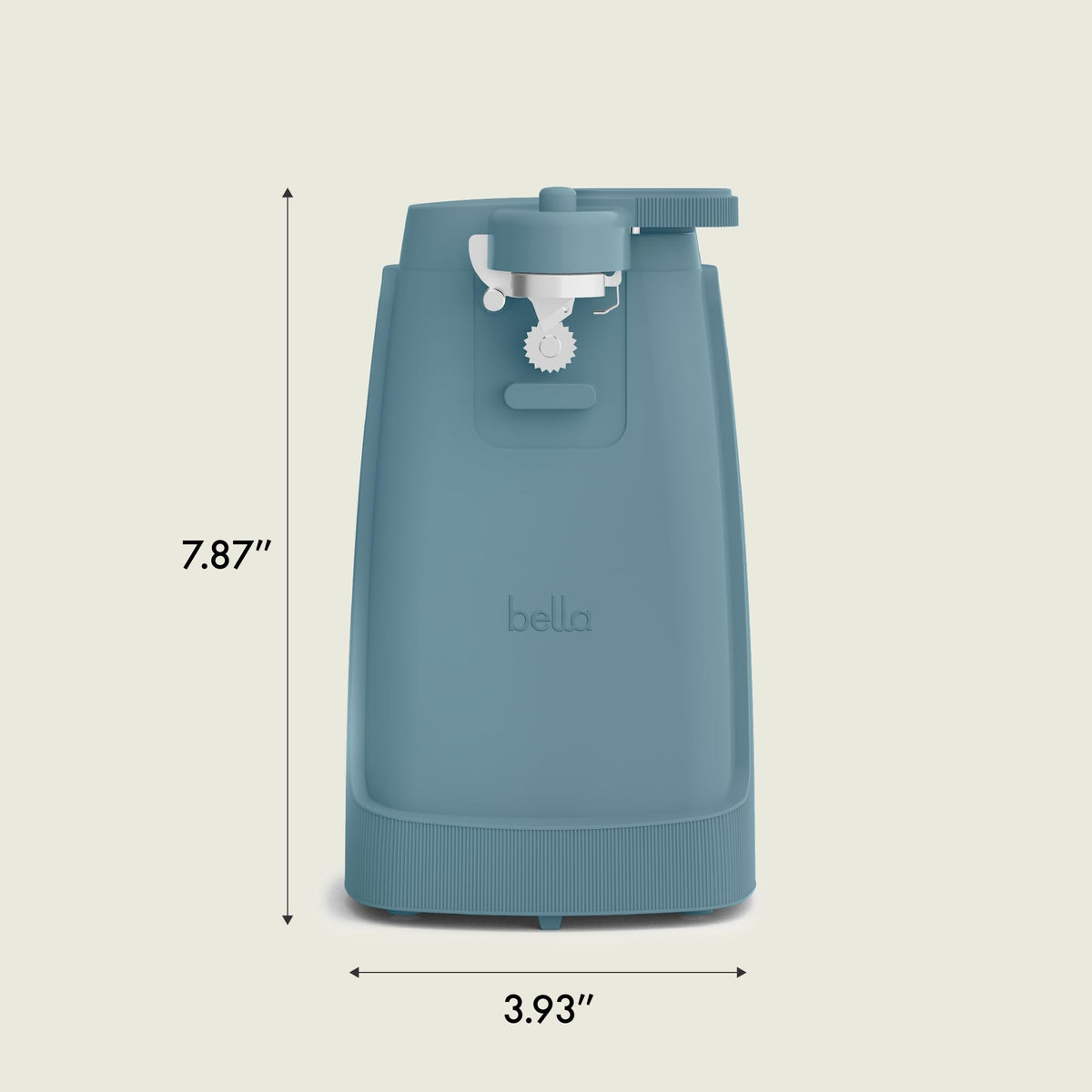 Bella electric can opener in surf color adds style to kitchen