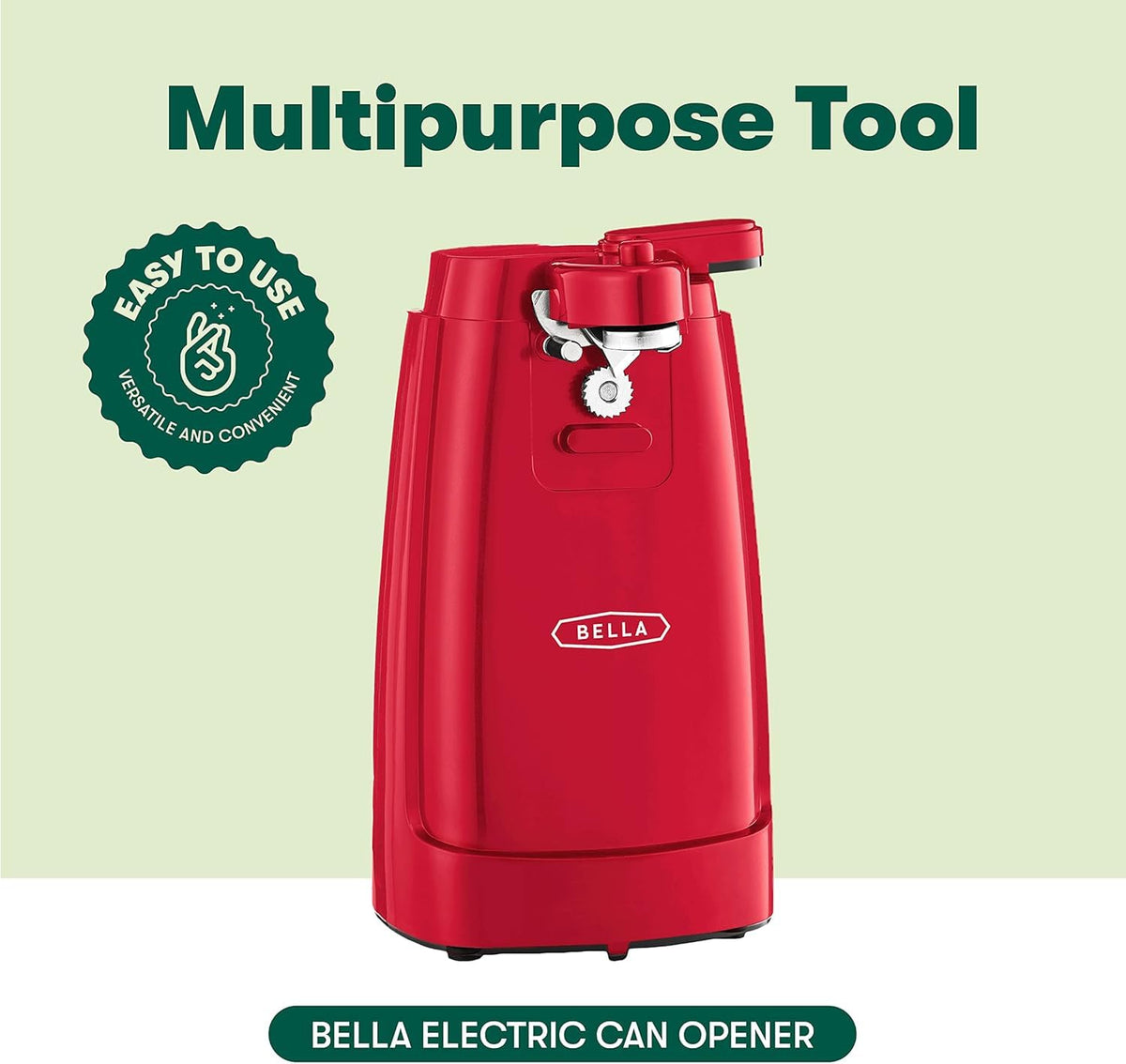 BELLA cord storage keeps countertops tidy and uncluttered.