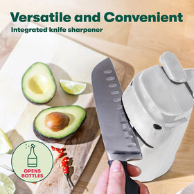 BELLA opener cord storage keeps your kitchen surfaces uncluttered and organized.