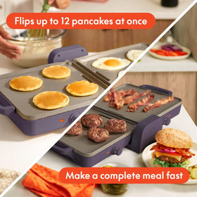 BELLA EverGood ceramic nonstick coating surface enables easy release and cleanup.