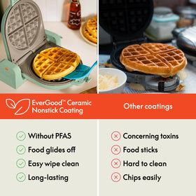 Bella EverGood ceramic nonstick coating enables easy release and cleanup