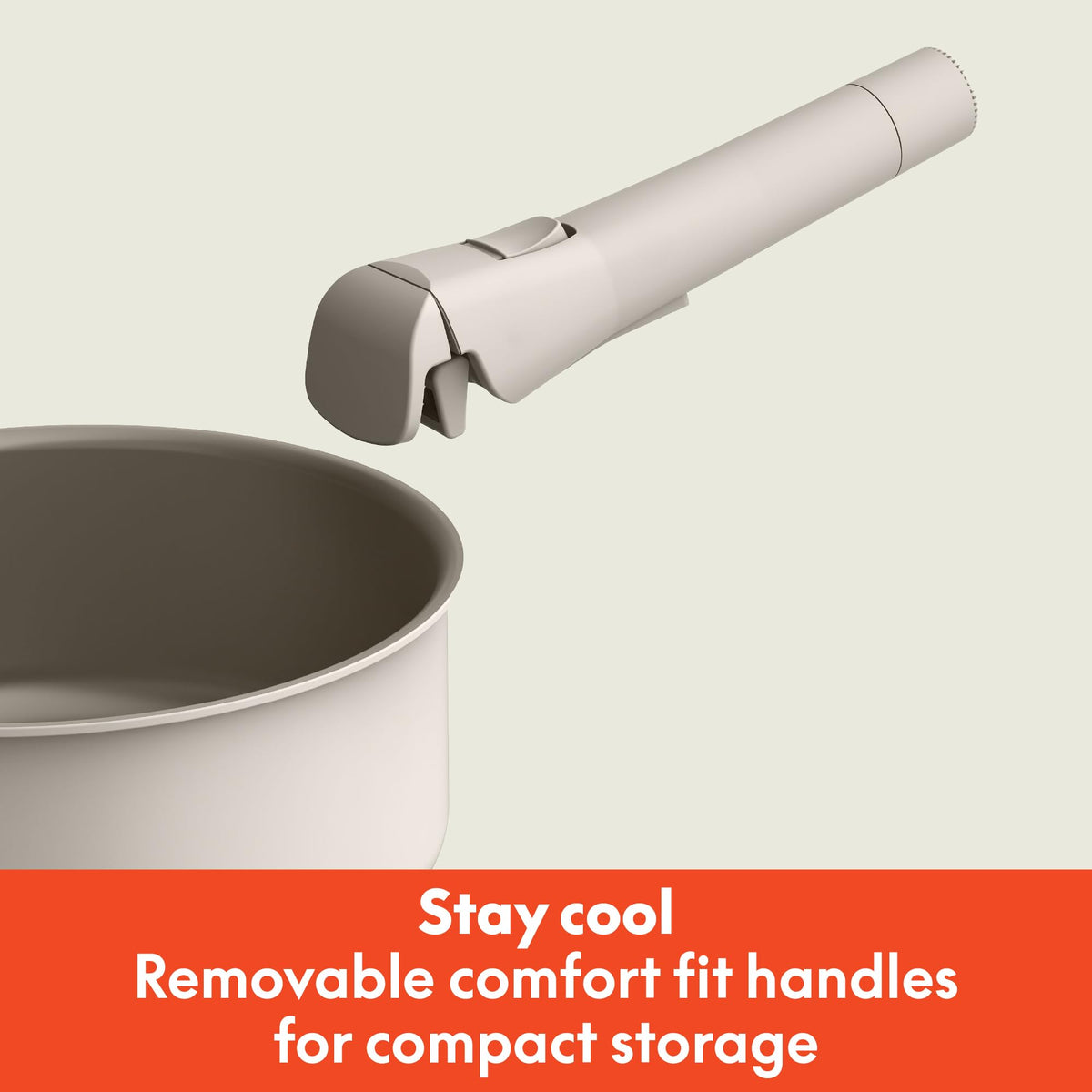 BELLA EverGood ceramic nonstick coating for quick food release.