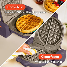EverGood ceramic nonstick coating enables easy release and quick cleanup.